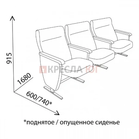 Кресло Рио 3М Кресло Рио 3М