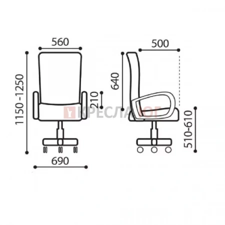 Офисное кресло Классик Офисное кресло Классик