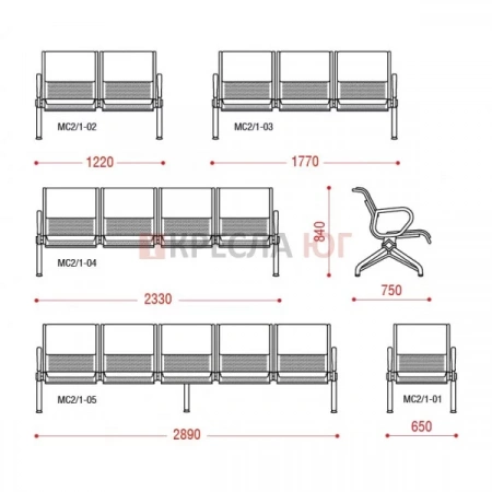 Кресло Вояж-2П Кресло Вояж-2П